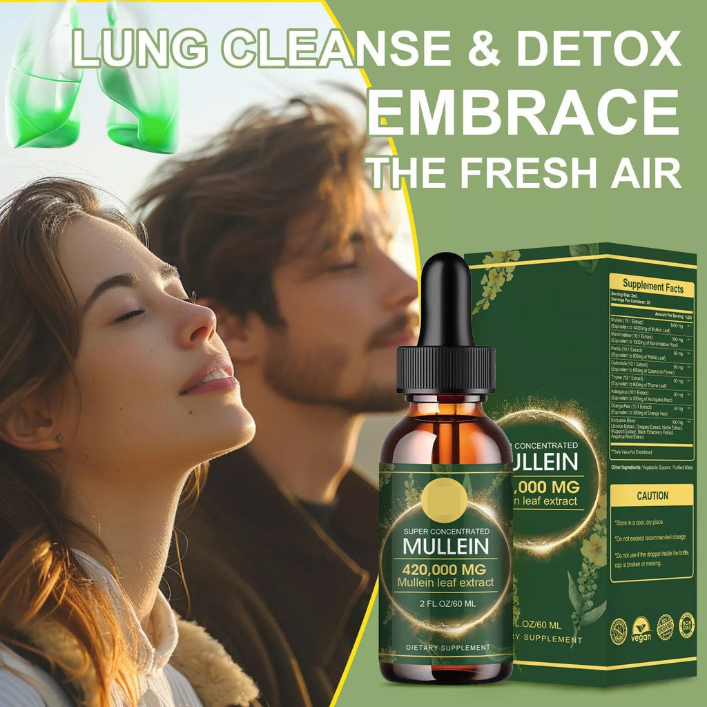 Lung Detox Mullein Flower Drops