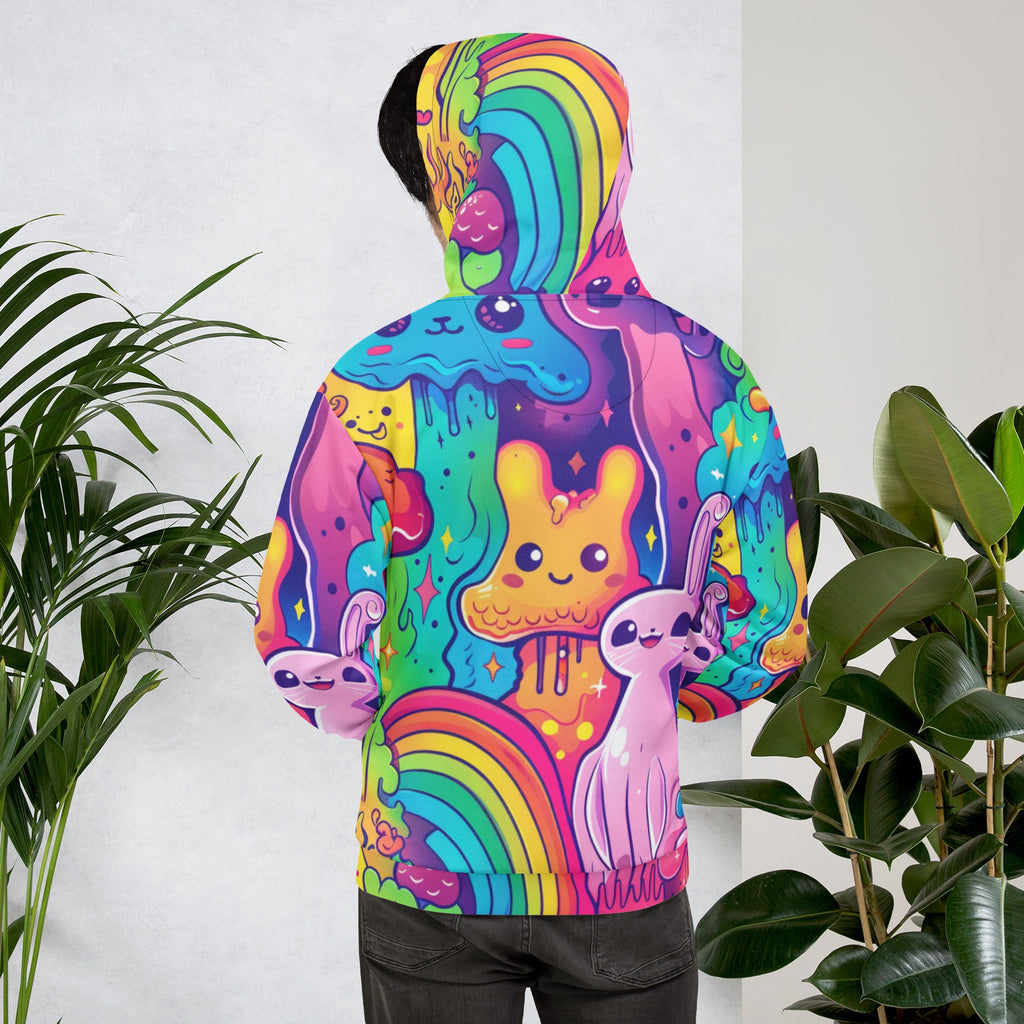 Cartoon Trip Hoodie For EDM Rave Festival Outfit Clothing
