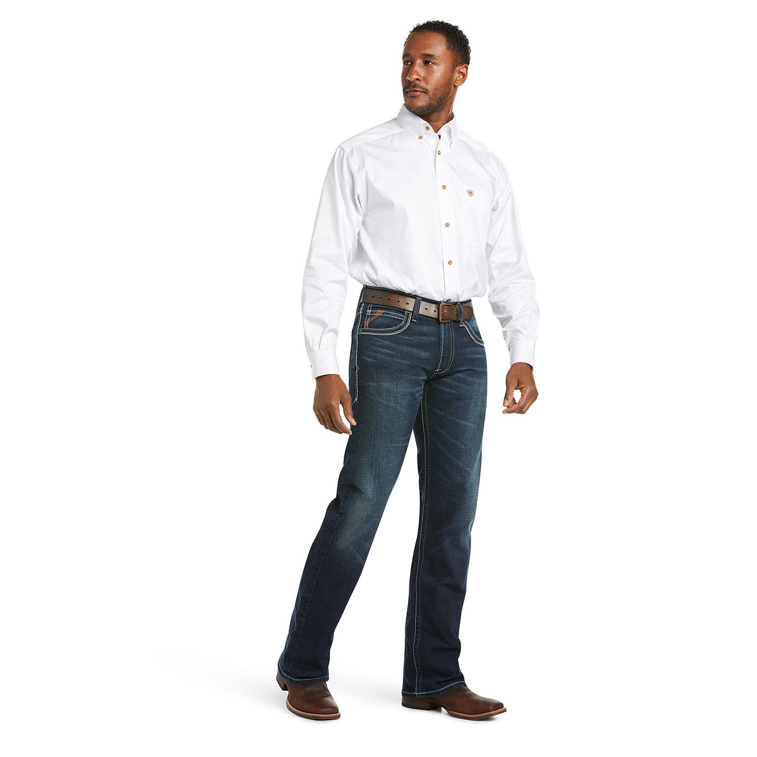 Ariat Men's M5 Slim Stretch Coltrane Stackable Straight Leg Jean