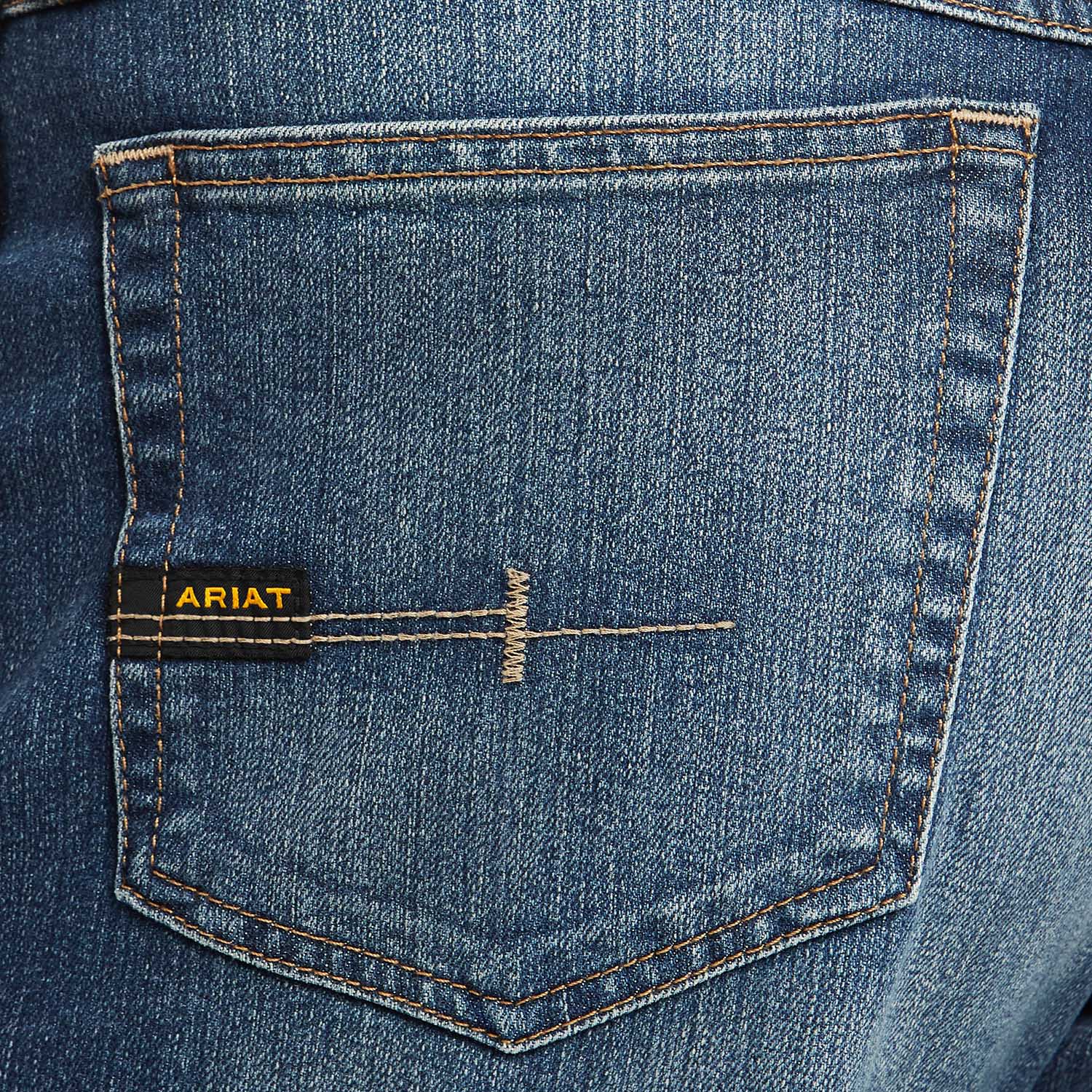 Ariat Men's Rebar M3 Loose DuraStretch Basic Stackable Straight Leg Jean