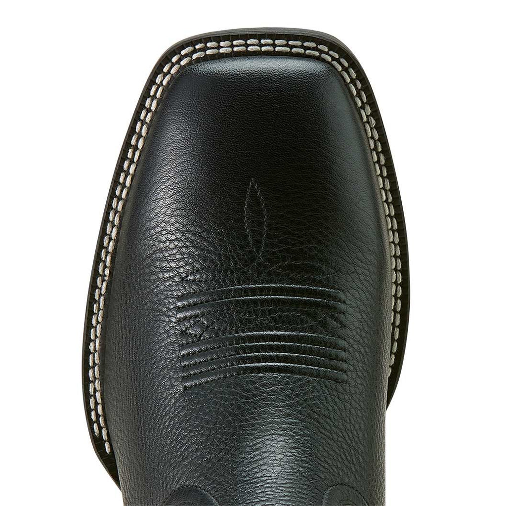 Ariat Mens Western Big Rig Wide Square Toe Cowboy Boot – Comfortable Durable Leather Work Boot