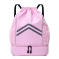 Men's Drawstring Drawstring Bag With Reflective Backpack For Sports