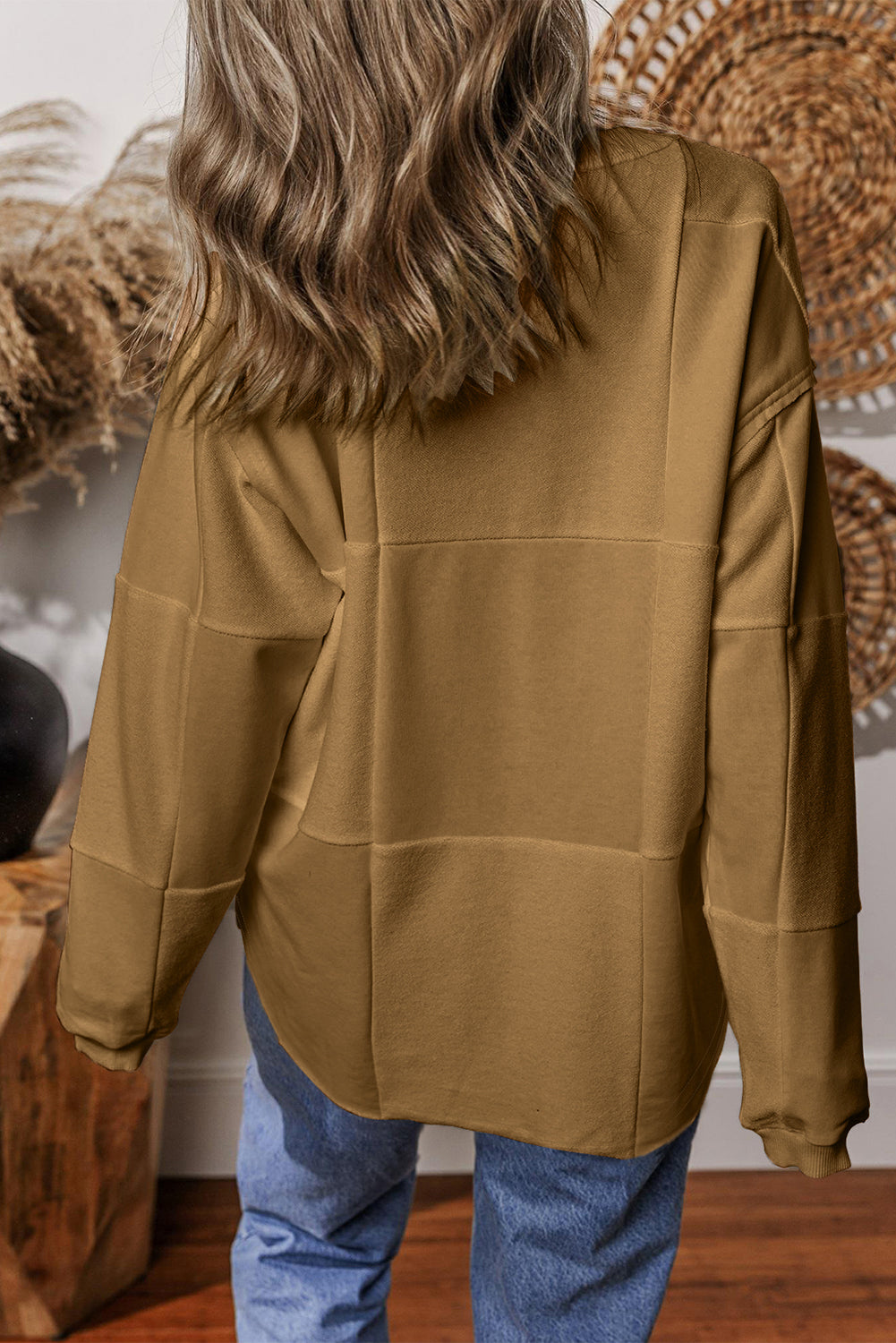 Ava Drop Shoulder Baggy Sweatshirt