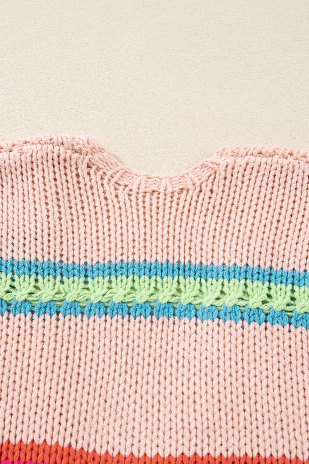 Chiola Pattern Knit Oversize Cardigan