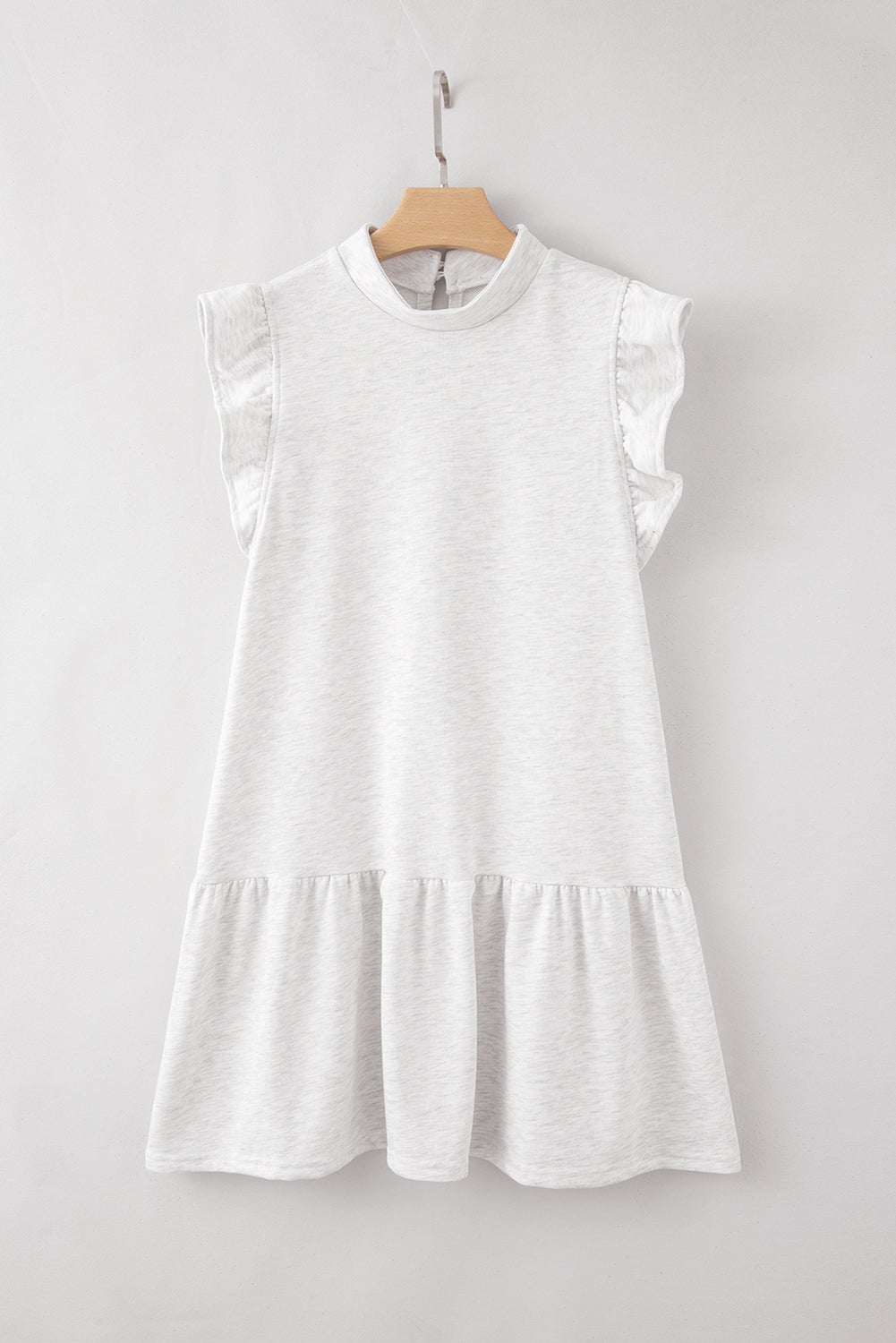 Baylor Flutter Sleeve Crew Neck Shift Dress