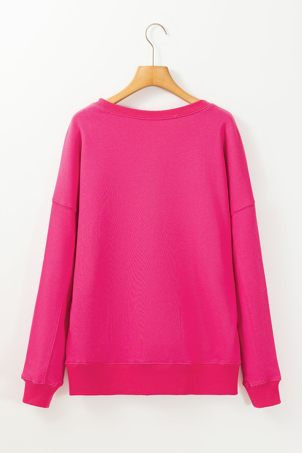 Ainsley Crisscross Stitching Loose Sweatshirt