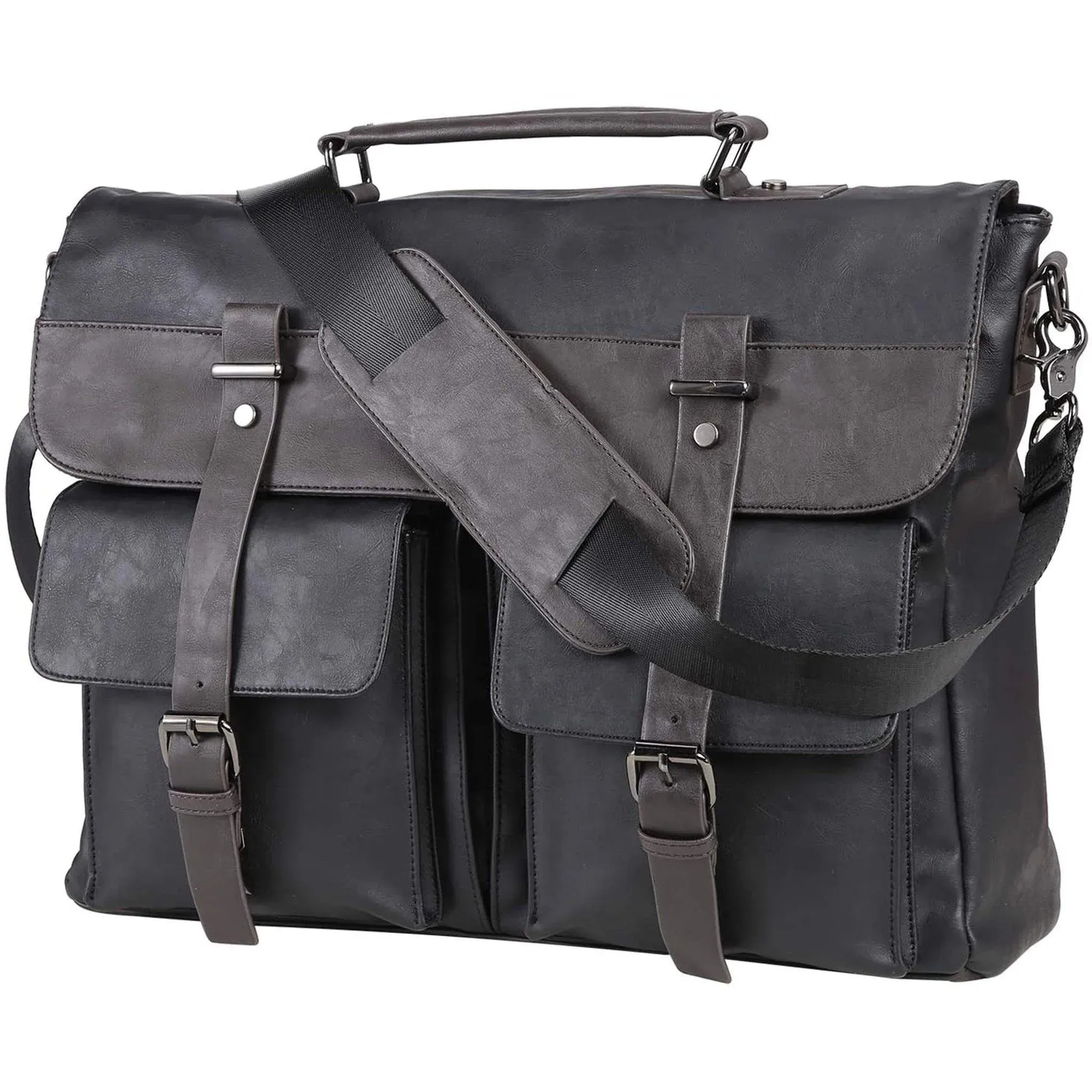 Men's Leather Messenger Bag – Professional Utility Carry