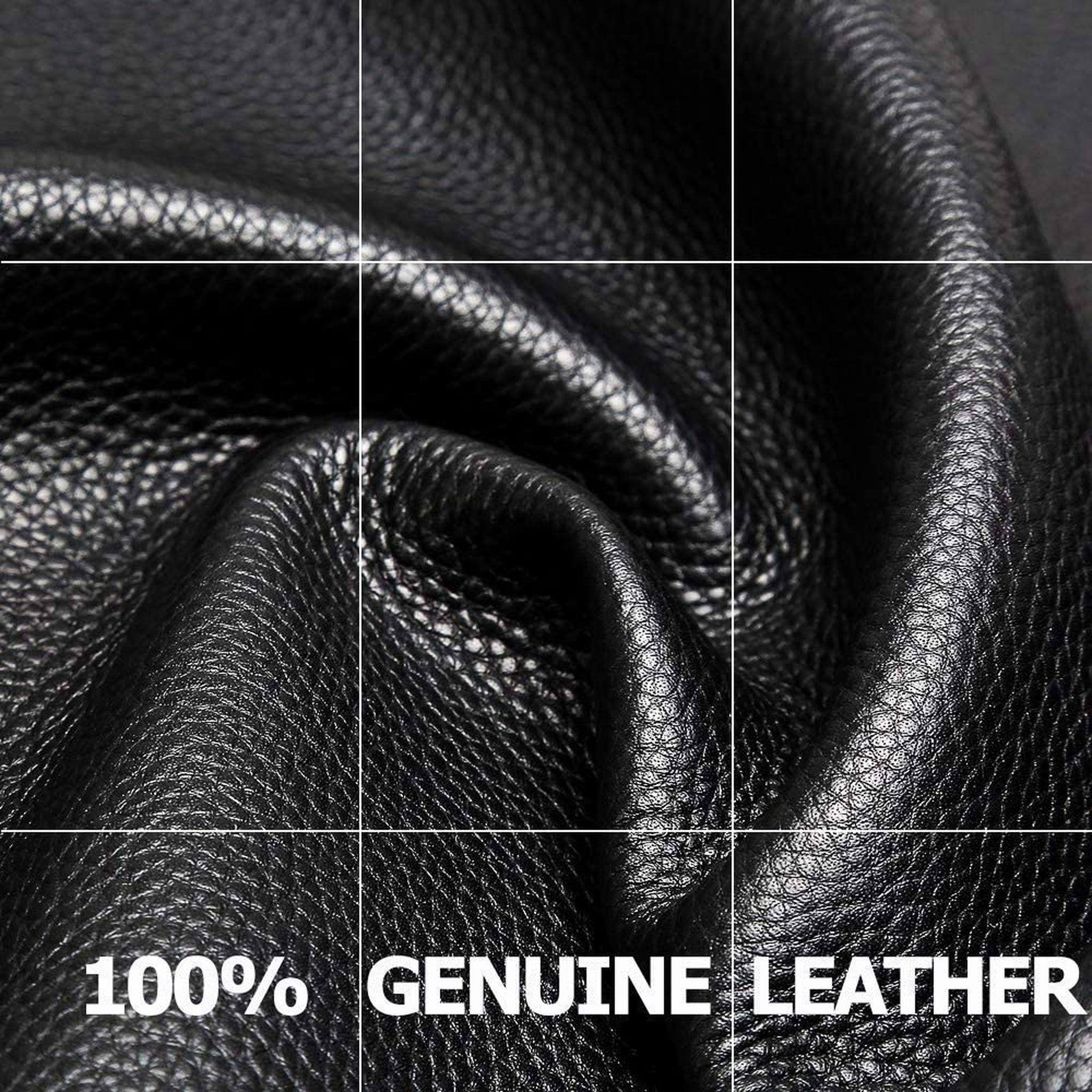 Men's Genuine Leather Backpack – Professional Laptop Carry