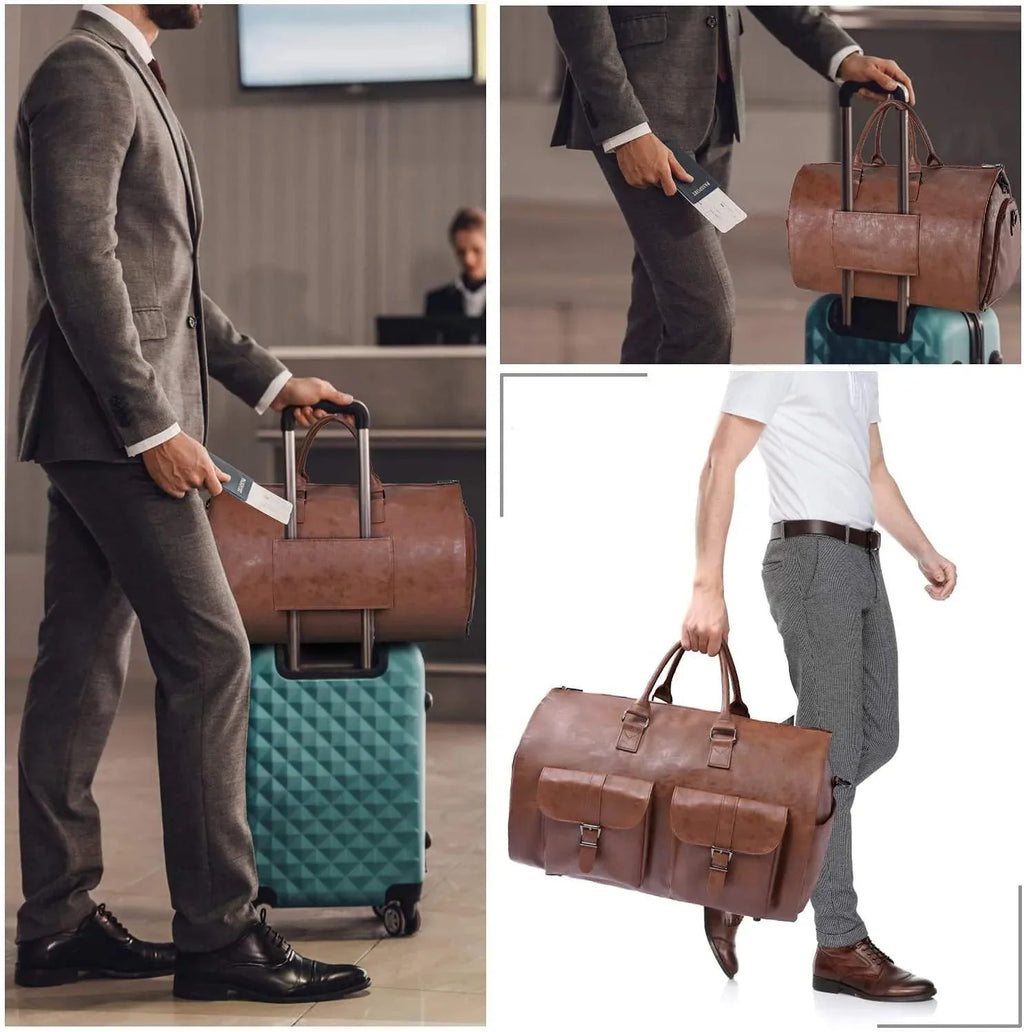 Men's Full-Grain Leather Duffel Bag – Refined Daily Carry