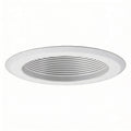 Progress Lighting 5 inch Recessed Step Baffle Trim for P851-ICAT, White Finish