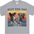 Best Dog Dad Ever Bright Dog Photo Shirt