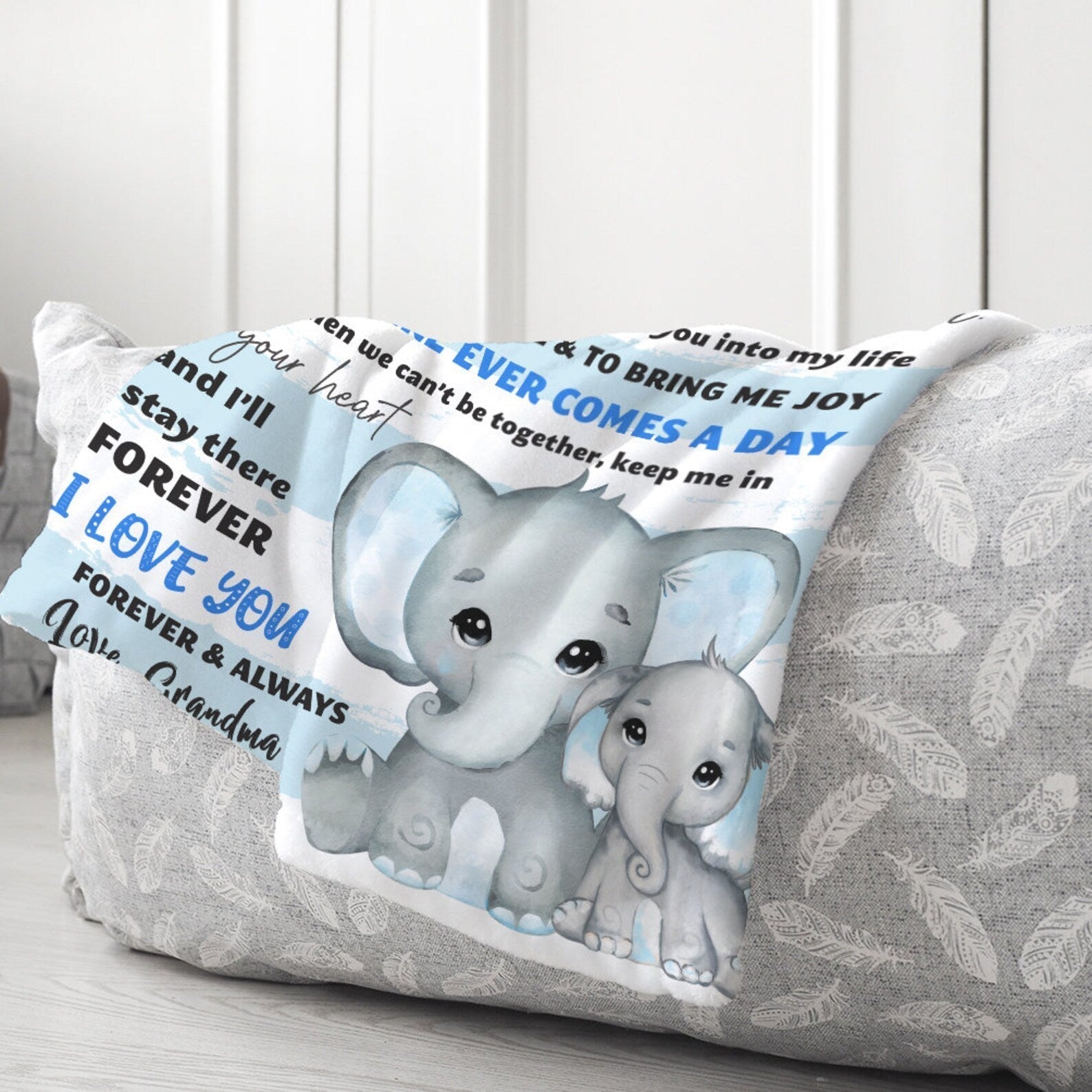 Special Gift For Your Grandson Blanket - From Grandma