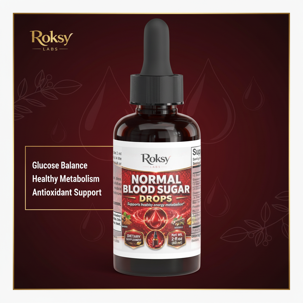 Normal Blood Sugar Drops | Glucose Control and Healthy Metabolism | Cinnamon Bitter Melon Turmeric | 2 fl oz