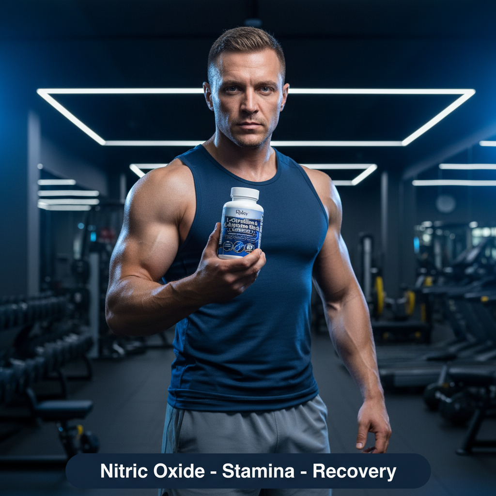 L-Citrulline and L-Arginine Stack | Nitric Oxide Booster for Stamina and Recovery | 60 Capsules