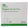 Mepilex Border 4x4 Adhesive Foam Dressing with Safetac Technology 5 ct Box