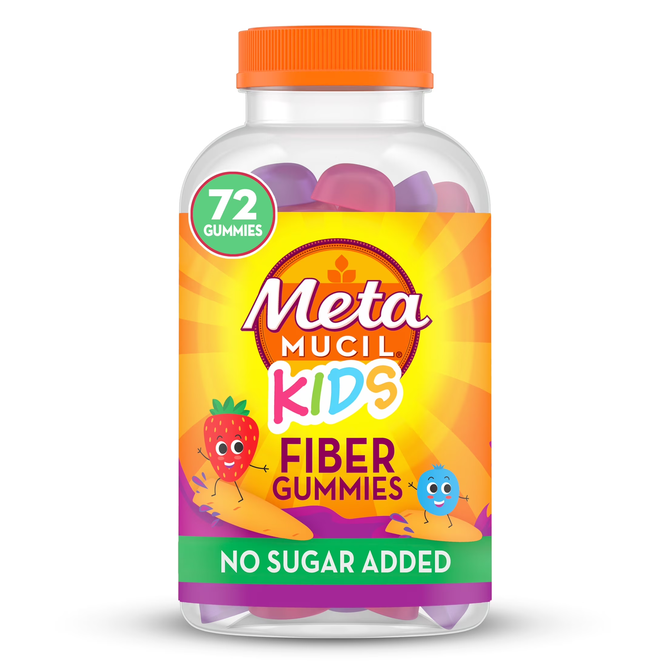 Metamucil Fiber Gummies, Mixed Berry Flavored, Kids, Gummies
