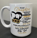 TO DAUGHTER MUG 03- GIFT FROM MOM - NTTD00