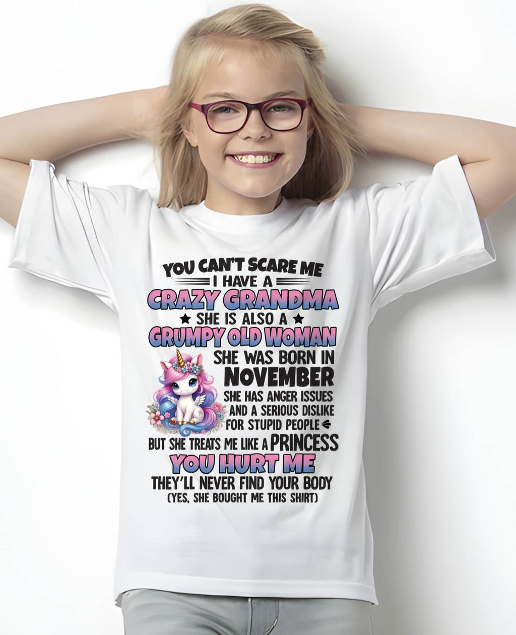 NOVEMBER - YOU CAN'T SCARE ME - GIFT FROM GRANDMA - NGHL11 (SKU09-106-11)