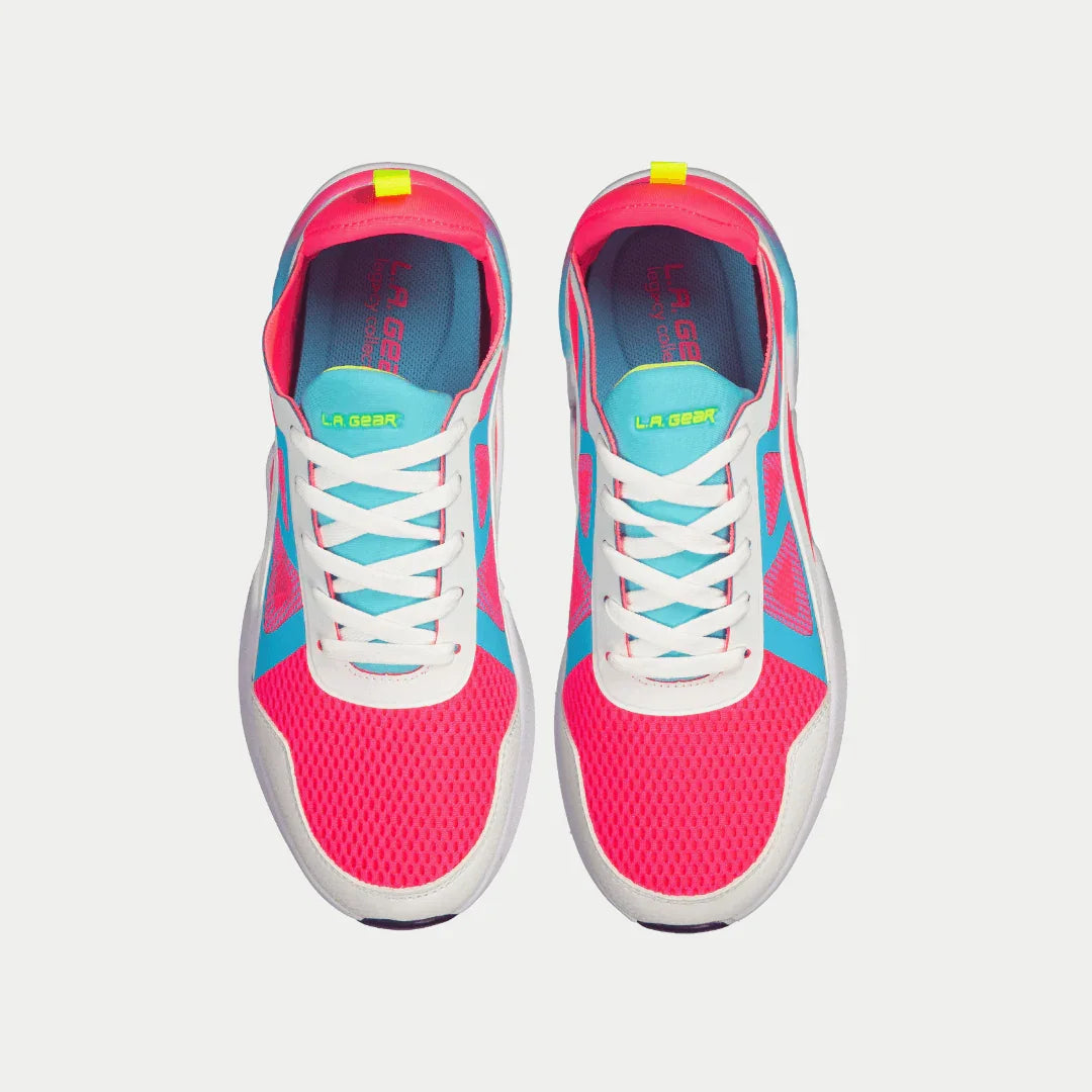 LA Gear Women's Tarzana Lowtop | White x Pink