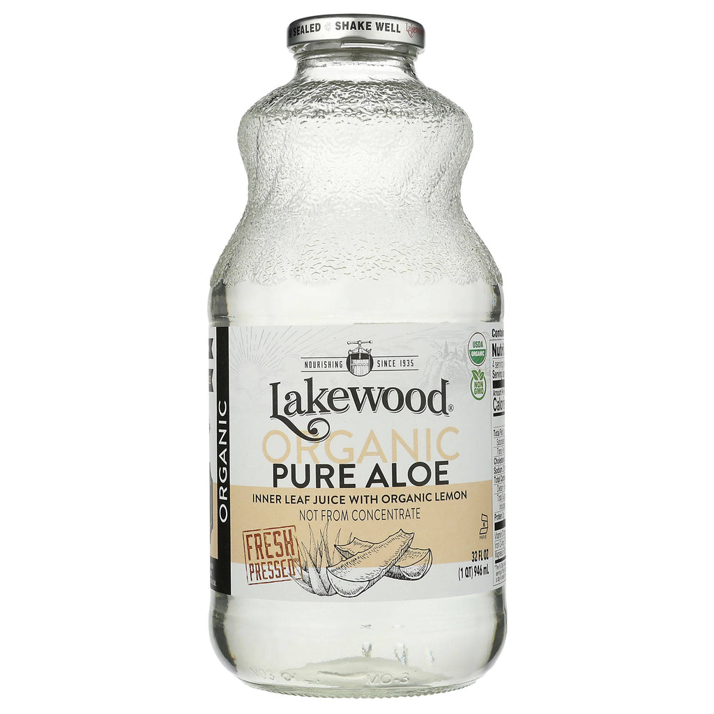 Organic Aloe Juice with Lemon