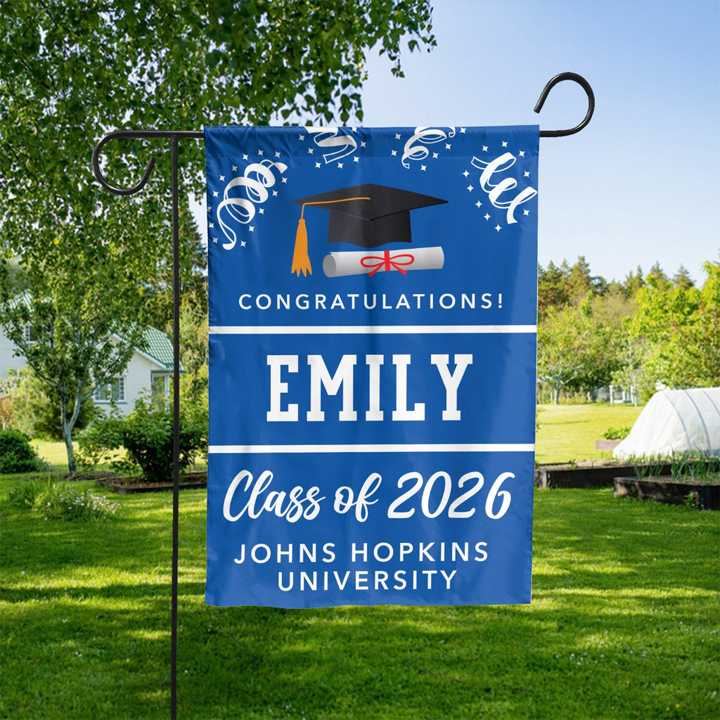 Congratulations Graduate - Graduation gift 2026 - Senior 2026 - Class Of 2026 - Personalized Graduation Garden Flag C727