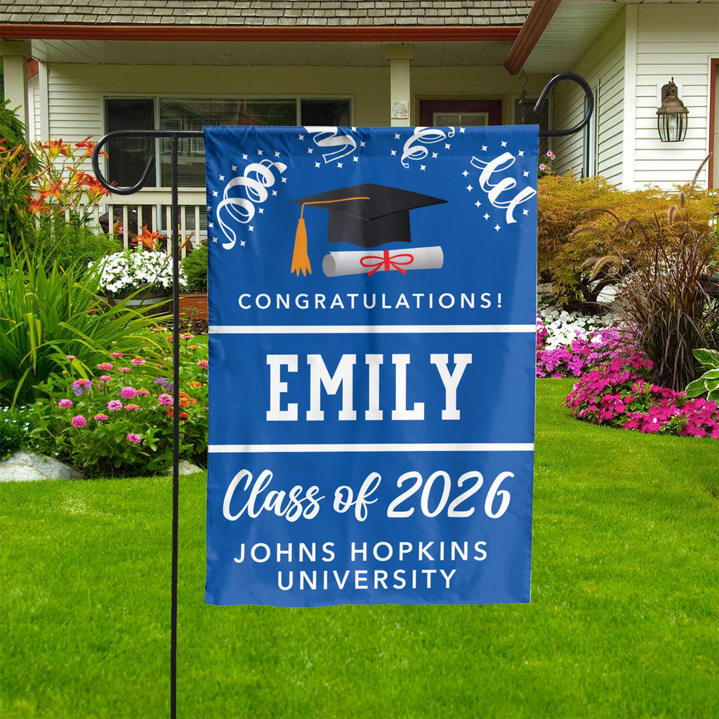 Congratulations Graduate - Graduation gift 2026 - Senior 2026 - Class Of 2026 - Personalized Graduation Garden Flag C727