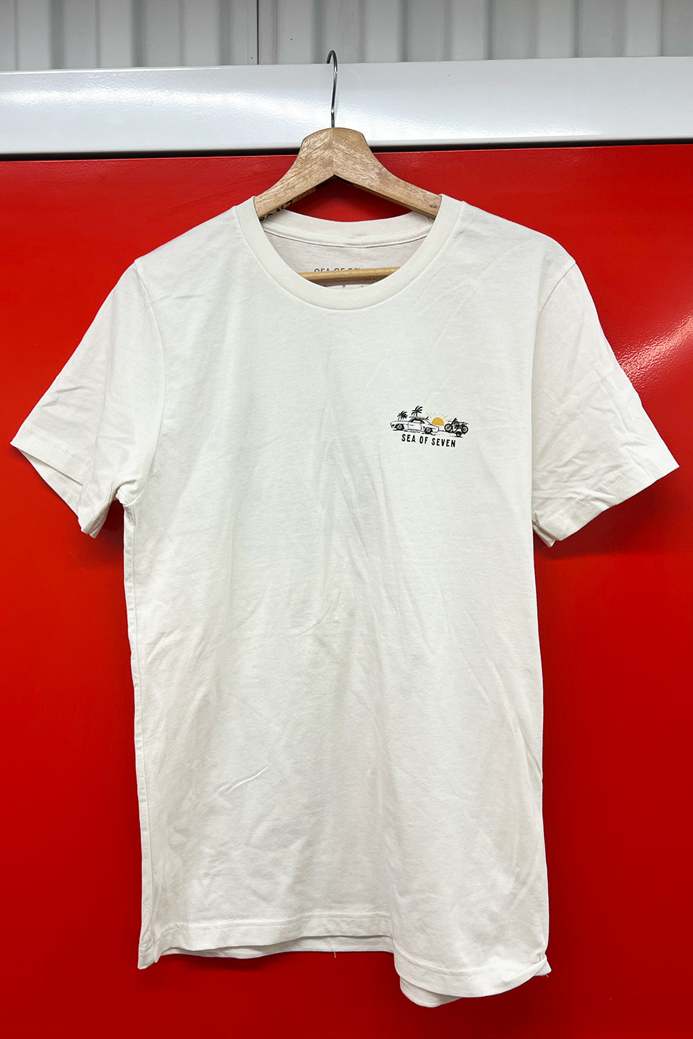 Today We Ride Mens Tee - Vintage White