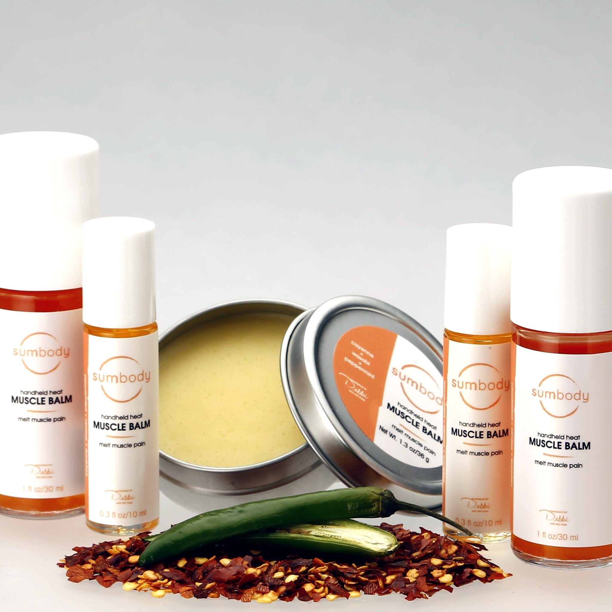 Handheld Heat Muscle Balms