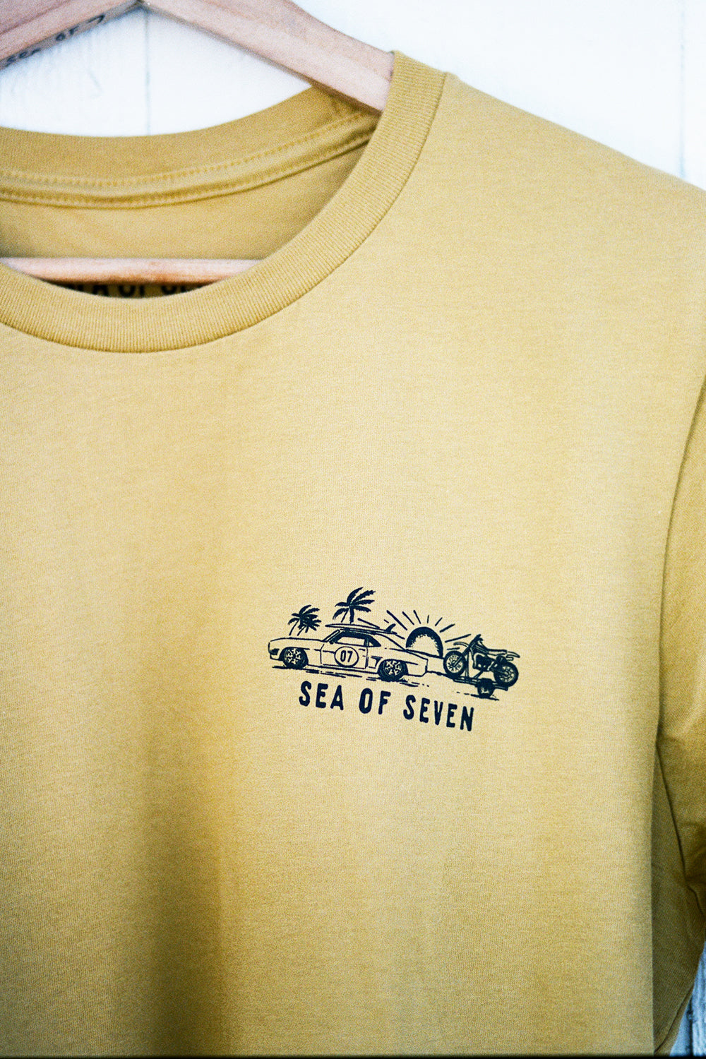 Today We Ride Mens Tee - Mustard Yellow