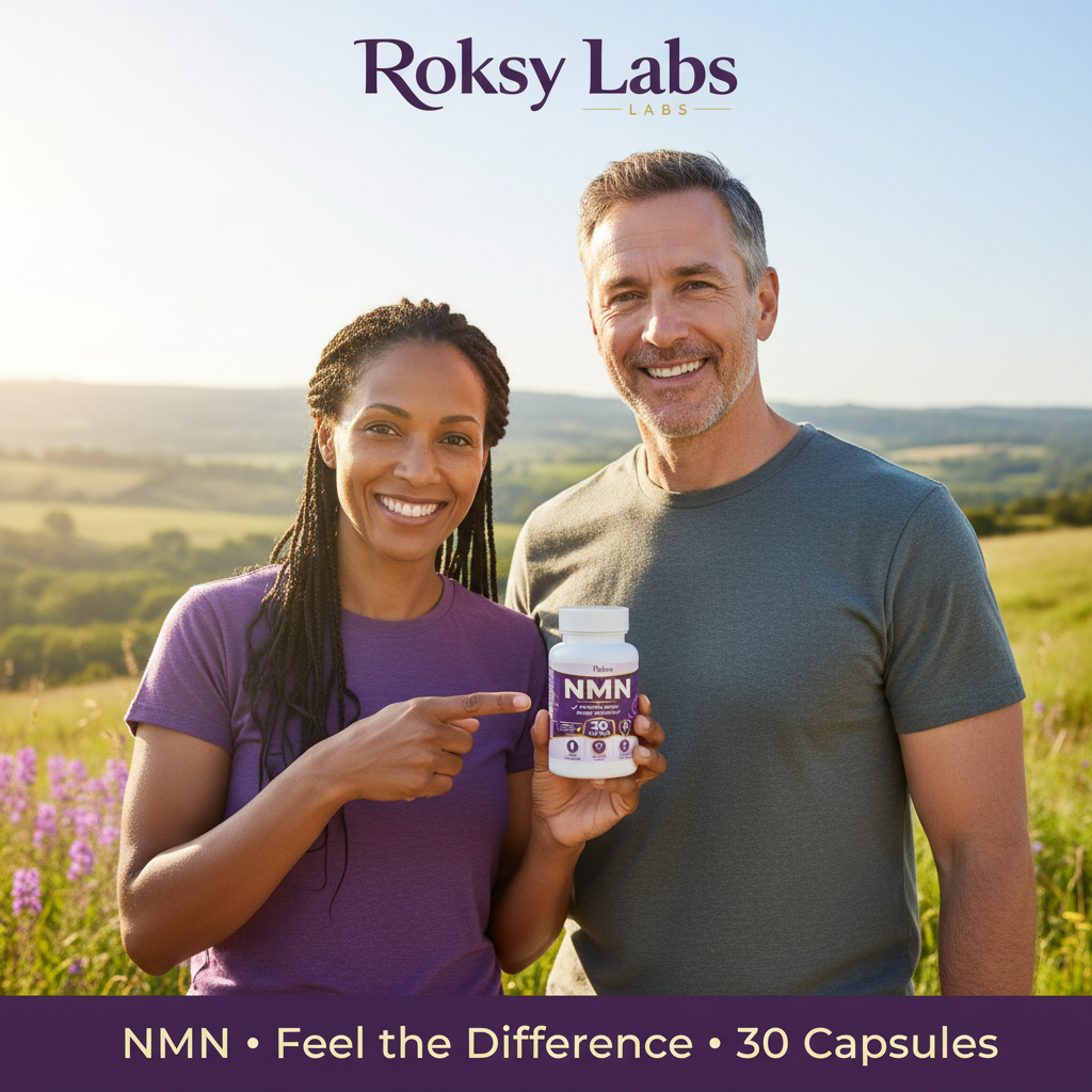 NMN Supplement for Energy Production & Cellular Health 500mg – Boost NAD+ (Longevity & Healthy Aging) 30 Caps