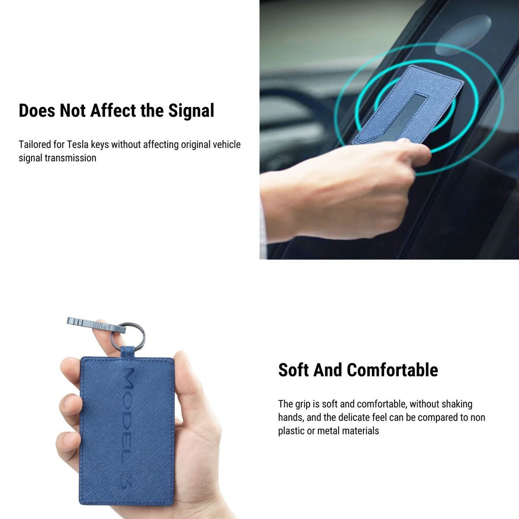 Non-Slip Wear Key Card Cover for Tesla