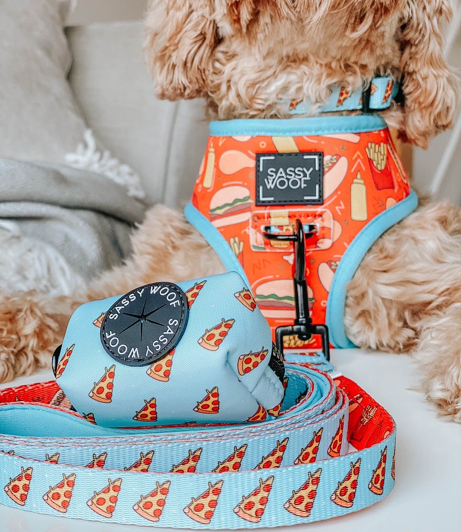 Dog Leash - One Hot Pupperoni