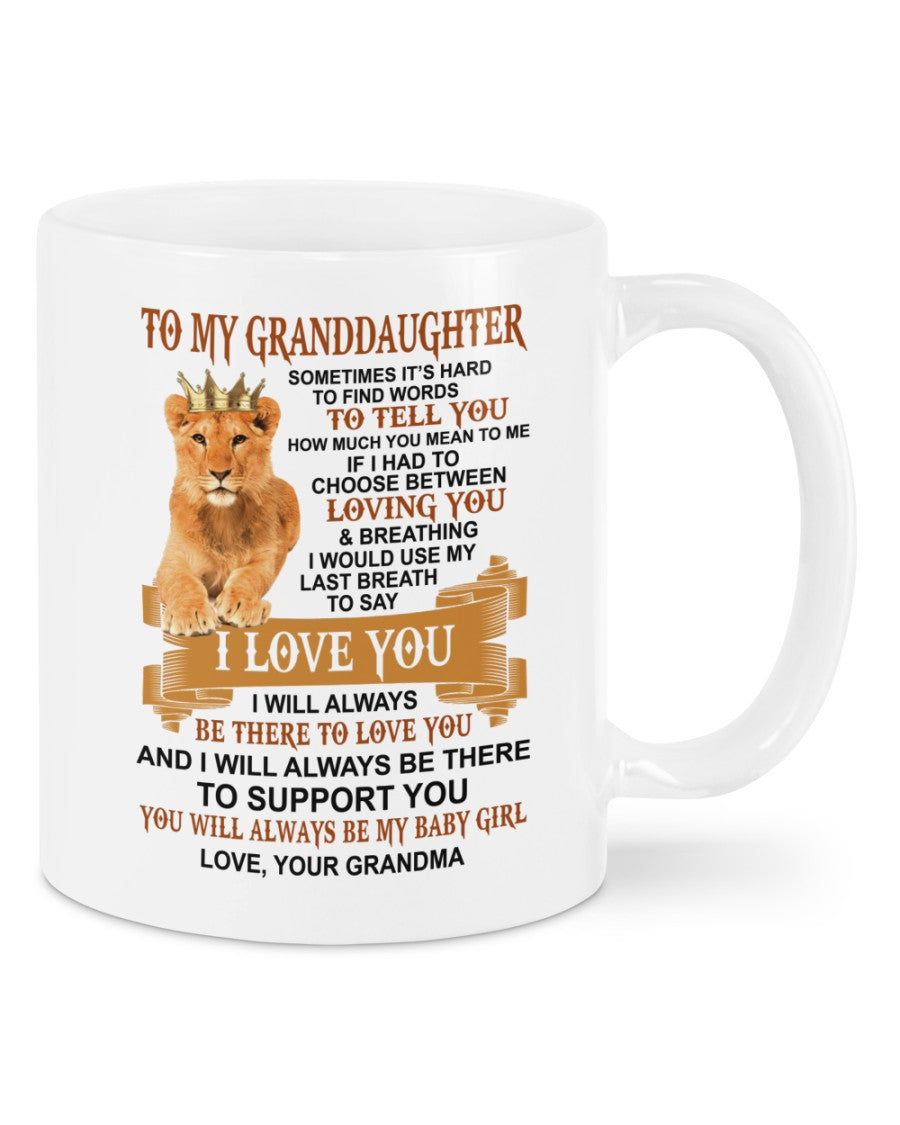 TO GRANDDAUGHTER MUG 01 - GIFT FROM GRANDMA - NGHL00