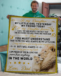 Special gift for your daughter blanket - from Dad
