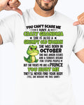 OCTOBER - YOU CAN'T SCARE ME - FOR GRANDSON - GIFT FROM GRANDMA - NGHL10 (SKU09-85-10)