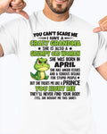 APRIL - YOU CAN'T SCARE ME - FOR GRANDSON - GIFT FROM GRANDMA - NGHL04 (SKU09-85-04)