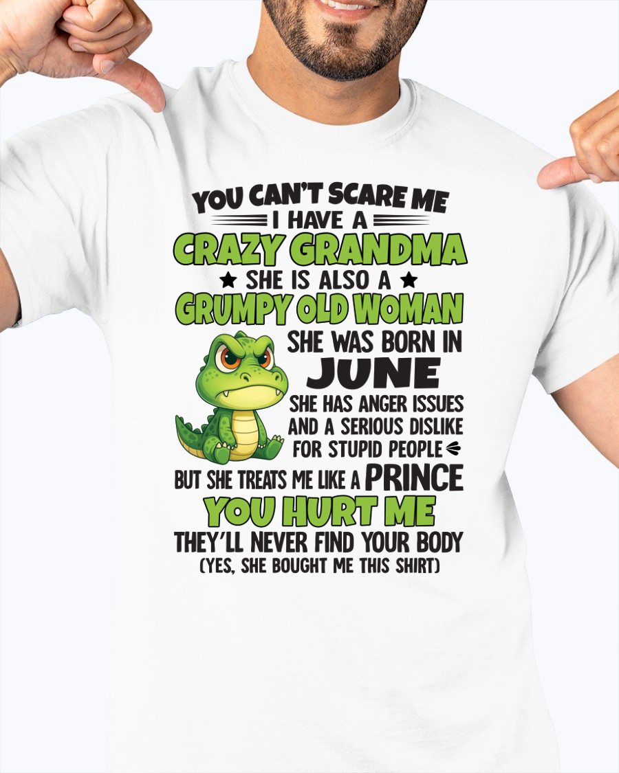 JUNE - YOU CAN'T SCARE ME - FOR GRANDSON - GIFT FROM GRANDMA - NGHL06 (SKU09-85-06)