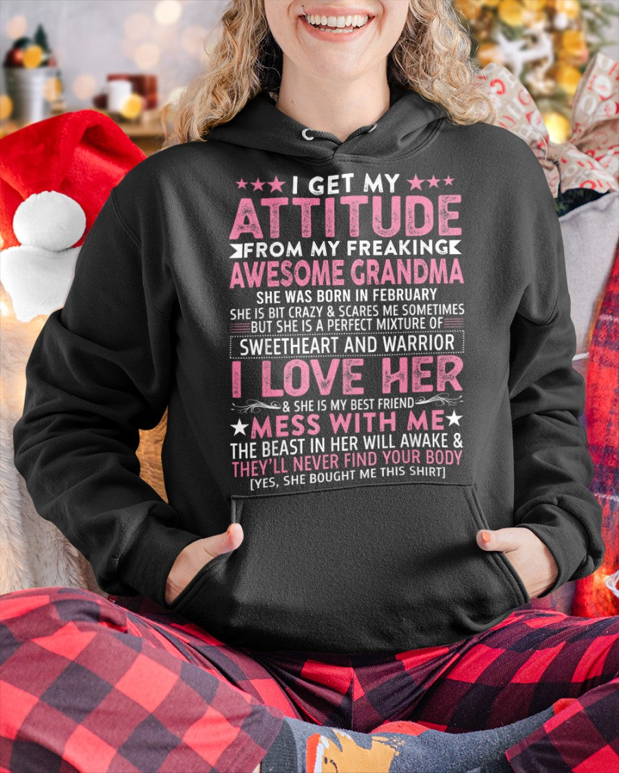 I GET MY ATTITUDE FROM MY GRANDMA FEBRUARY EDITION – FROM GRANDMA TO GRANDDAUGHTER NGHL02 (SKU07-163-02)