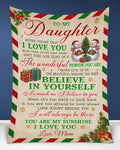 TO MY DAUGHTER - GIFT FOR DAUGHTER - Sherpa Fleece Blanket From Mom