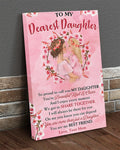 TO MY DAUGHTER FROM MOM CANVAS