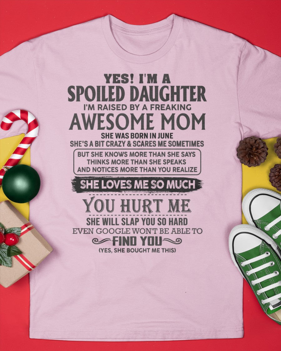 June - Spoiled Daughter - Perfect gift for your daughter (SKU-MD01-06)