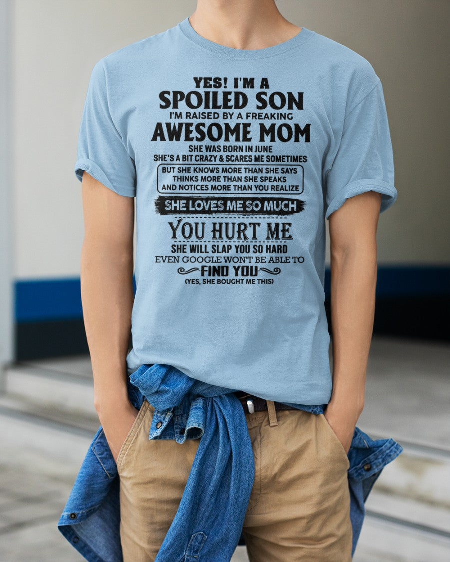 June - Awesome Mom - Perfect Gift For Your Son (SKU-SPW-06)