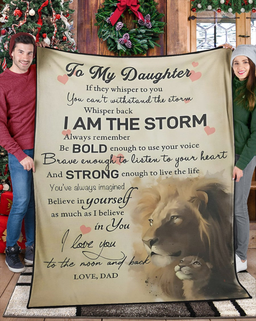 Special Gift For Your Daughter Blanket - From Dad (SKUB09-DOANB01)