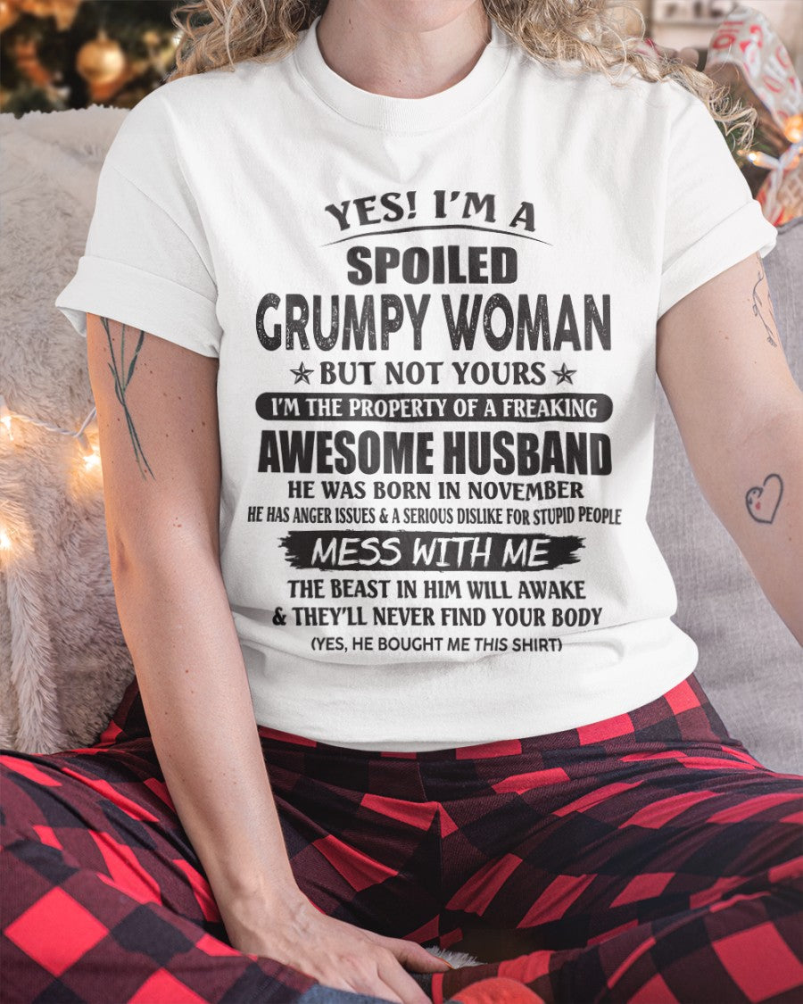 Perfect gift for wife from awesome husband november – NGHL11 (SKU10-21-11)