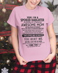 February - Spoiled Daughter - Perfect gift for your daughter From Mom NGHL02 (SKU-MD01-02)
