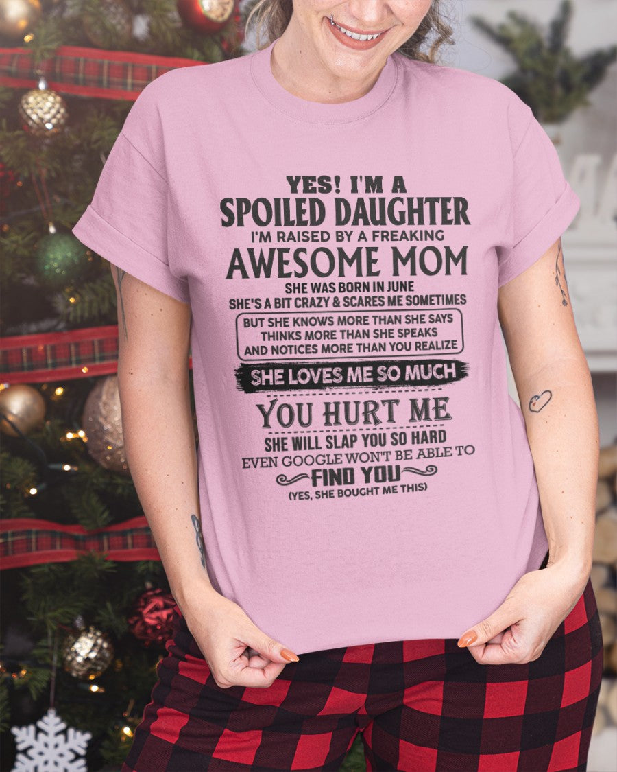 June - Spoiled Daughter - Perfect gift for your daughter (SKU-MD01-06)