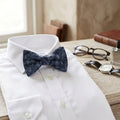 Ryan Seacrest Distinction Mens Bianca Pre-Tied Silk Bow Tie