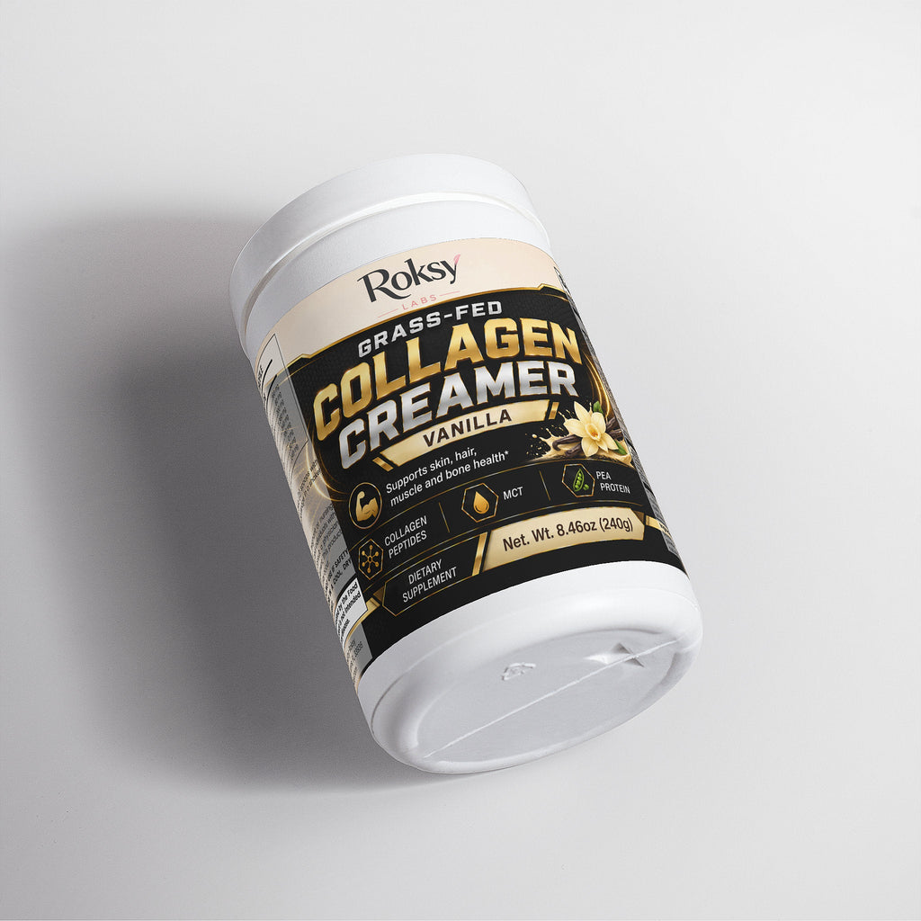 Grass-Fed Collagen Peptides Creamer Vanilla | Skin Hair Nails Joints and Bone | Collagen Types 1 and 3 | 240g