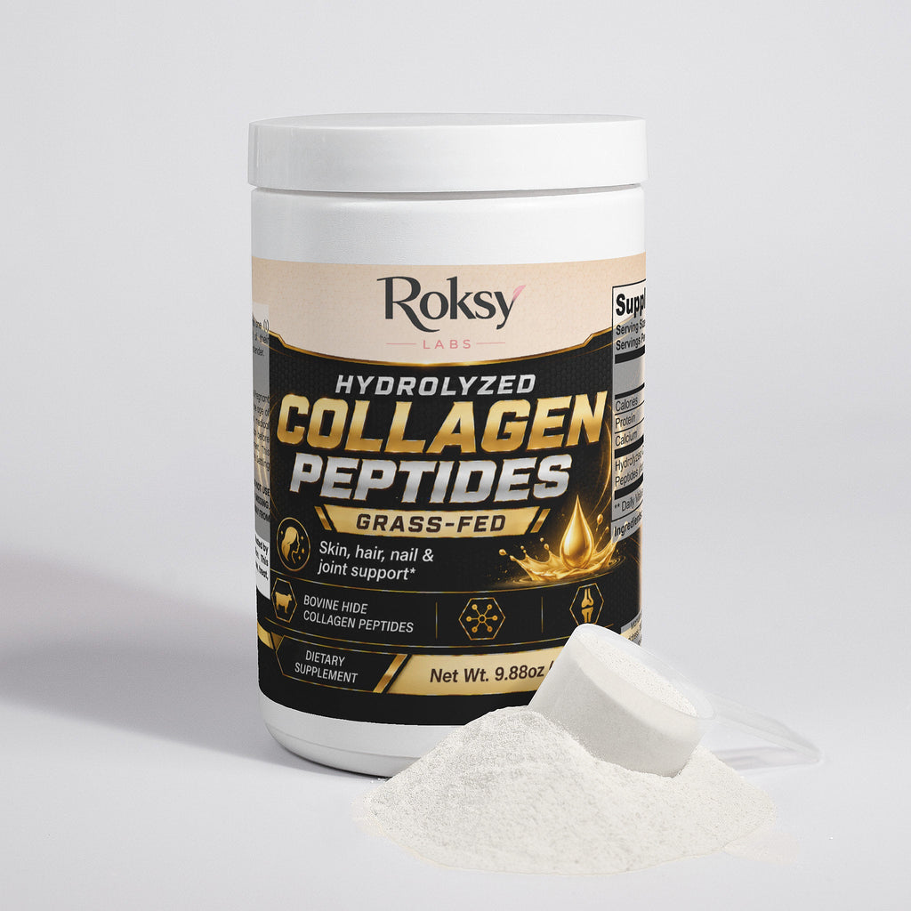 Grass-Fed Collagen Peptides Creamer Vanilla | Skin Hair Muscle and Bone Health | Collagen Types 1 and 3 | 240g