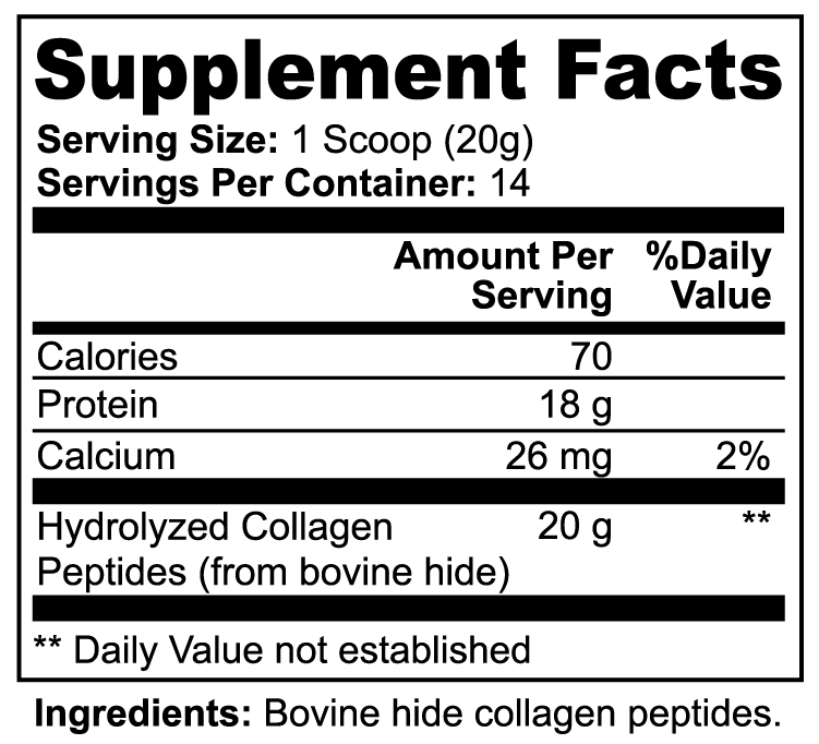 Grass-Fed Collagen Peptides Creamer Vanilla | Skin Hair Muscle and Bone Health | Collagen Types 1 and 3 | 240g